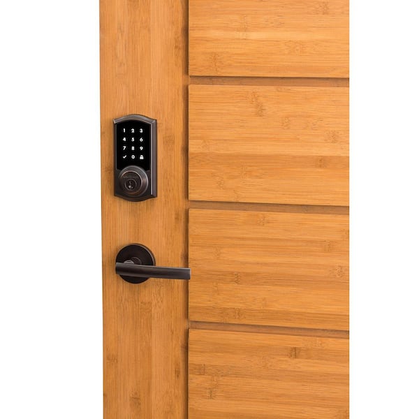 Kwikset SmartCode 915 Touchscreen Venetian Bronze Single Cylinder