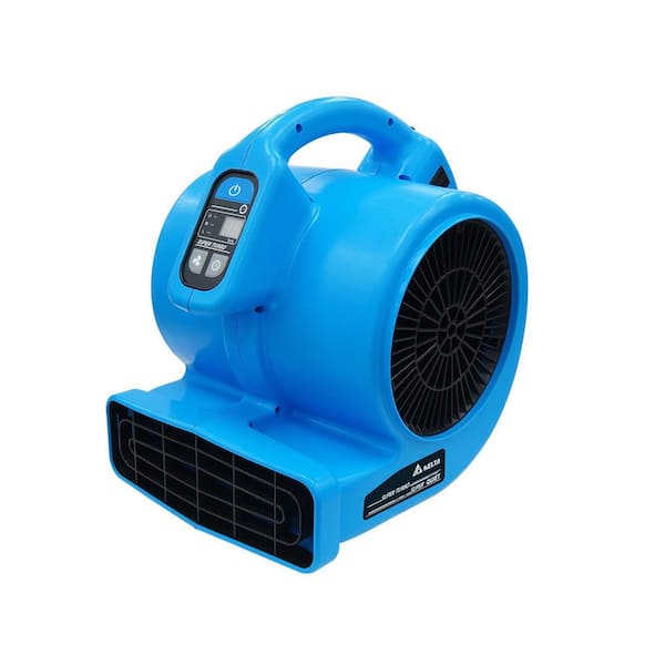 Delta Breez 1200 CFM 8.5 in. 3-Speed Blower Fan in Blue, 55 dBA, 8 Hour Timer, 8-Unit Daisy Chain