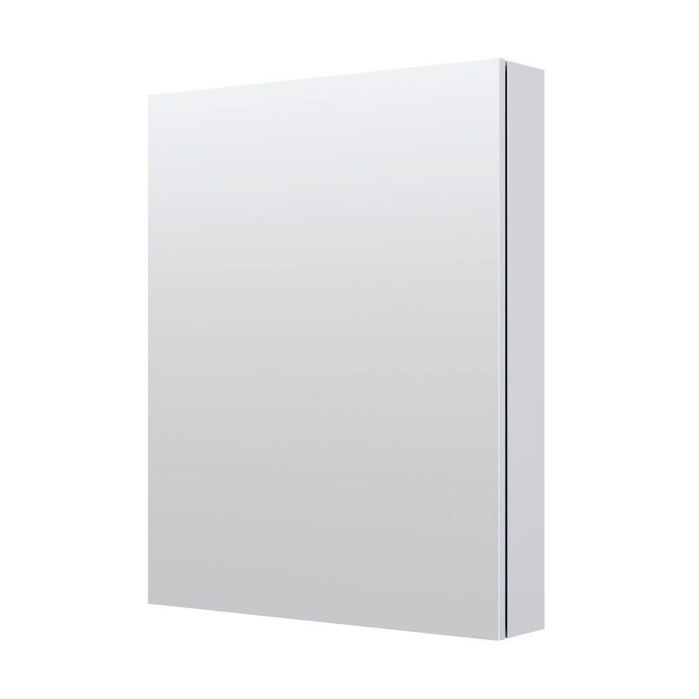 ROSA 24 in. W x 32 in. H Rectangular Aluminum Tri-View Medicine Cabinet with Mirror, Blum Hinge, Adjustable Shelves price history on PriceWatchPro