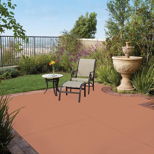1 gal. #PFC-12 Nuevo Terra Solid Color Flat Interior/Exterior Concrete Stain