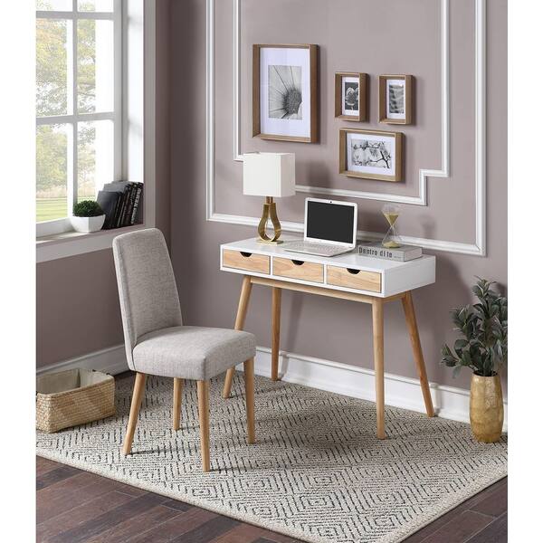 Home Decorators Collection Bradstone 47.80 in. White Writing Desk