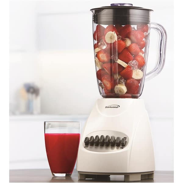 50-Ounce 12-Speed Electric Blender with Plastic Jar JB-220R - The Home Depot