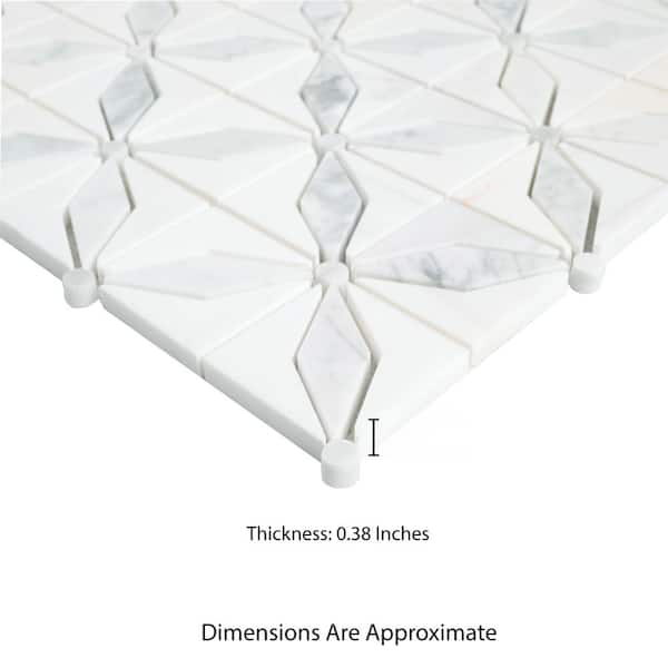 MSI Bianco Dolomite Starlite 12 in. x 12 in. x 0.38 in