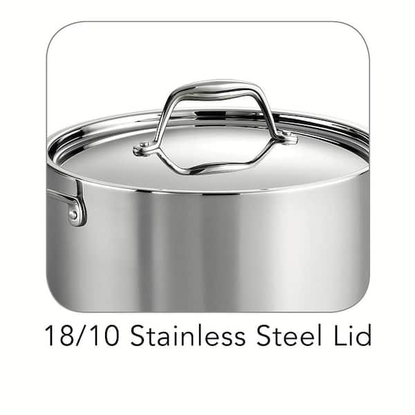 人気No.1】 Tramontina 80116/ Qt, 6 Clad Tri-Ply Steel Stainless ...