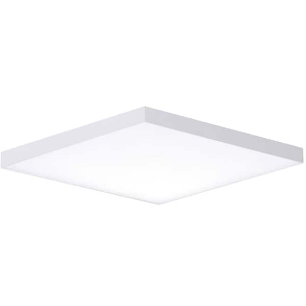Trim 15 in. SQ LED Light Bulb Included Flush Mount 3000K
