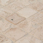 Light Travertine 12 in. x 12 in. Honed Travertine Wall and Floor Mosaic Tile (1 sq. ft./Each)