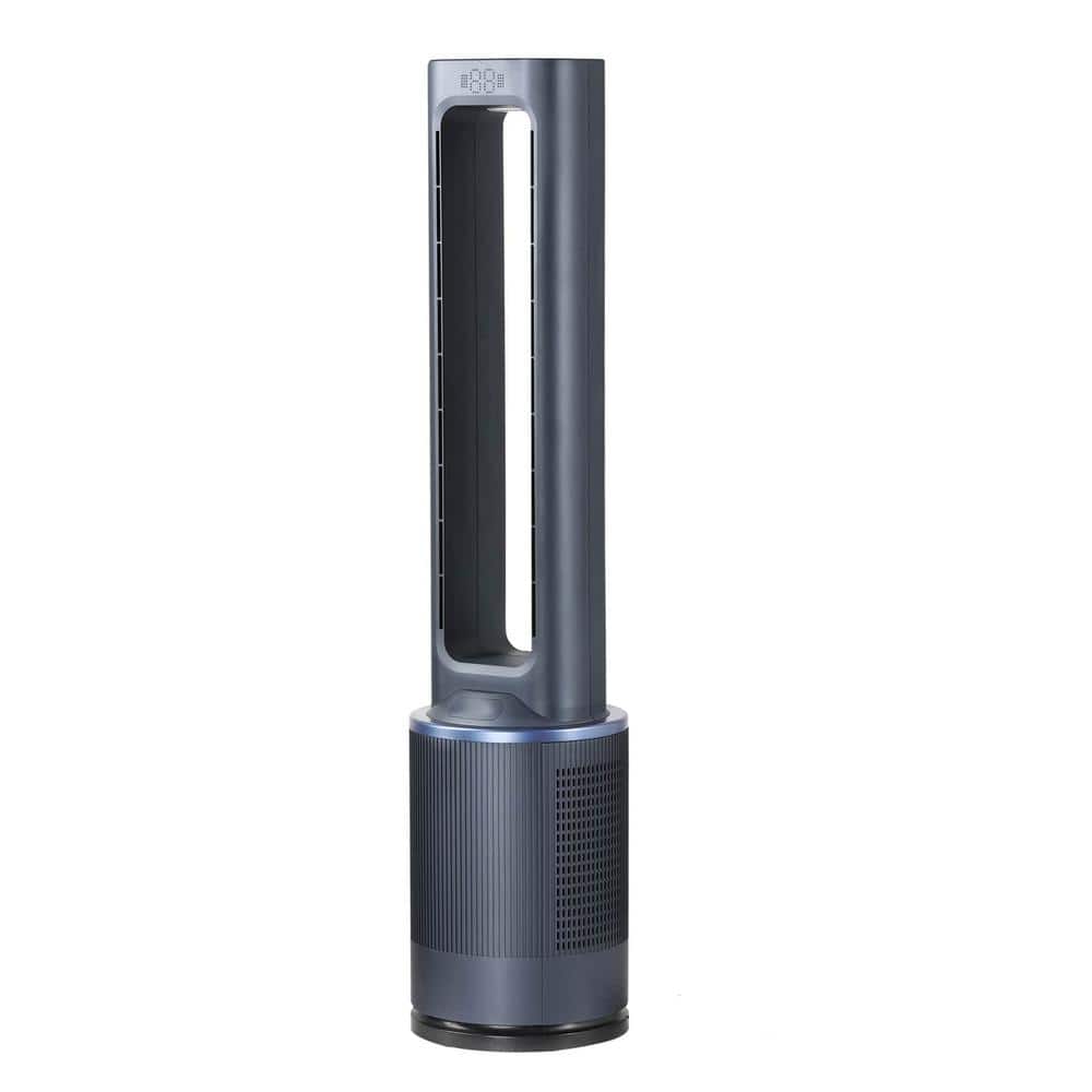 Stylish and Modern 42 in. 12 Fan Speeds Tower Fan in Blue with Bladeless, Cooling Fan for Indoor Use, Home Bedroom price history on PriceWatchPro