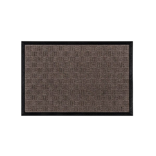 Doortex Ribmat Entrance Mat, Brown-32" x 48"