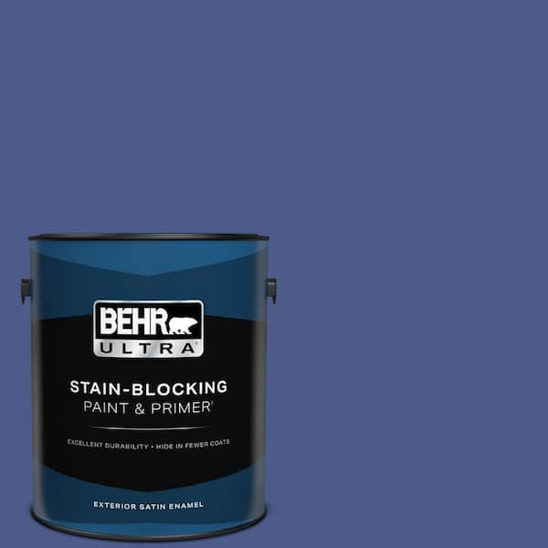 BEHR ULTRA 1 gal. #S-G-610 Gem Satin Enamel Exterior Paint & Primer