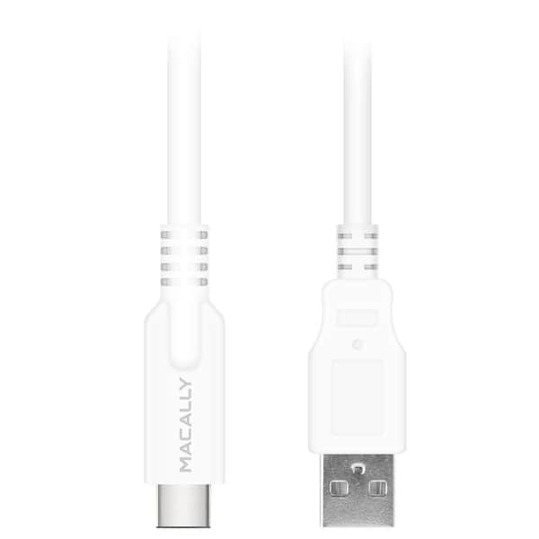 Macally 6 ft. USB-C to USB-A Charge Cable for MacBook and Laptop Computer