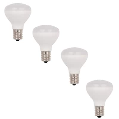 25W Equivalent Soft White R14 Flood Dimmable LED Light Bulb (4-Pack)
