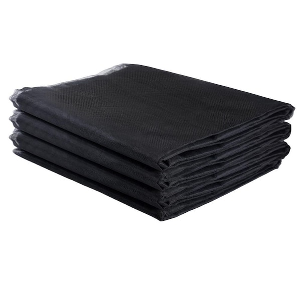 10 ft. x 33 ft. Black Outdoor Stronger Garden Mesh Netting, PP Bird Net Barrier, Mosquito Netting Screen for Plants