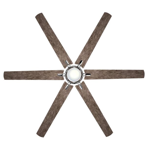 Home Decorators Collection Kensgrove 64 in. Integrated LED Brushed
