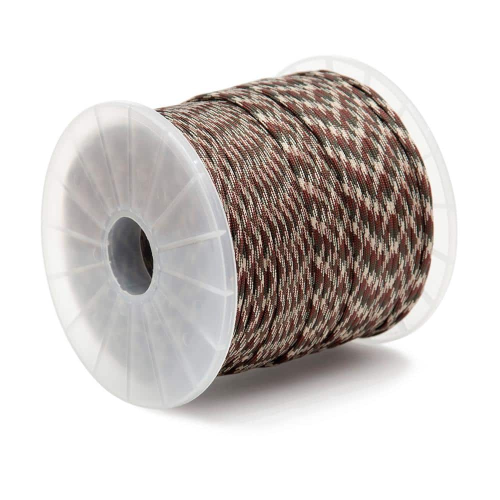 KingCord 5/32 in. x 400 ft. Nylon Camo Paracord 550 Rope - Type