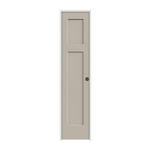 18 in. x 80 in. Craftsman Desert Sand Painted Left-Hand Smooth Molded Composite Single Prehung Interior Door