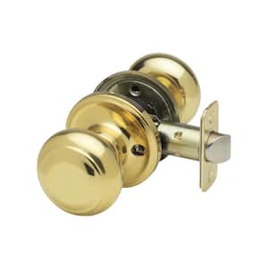 BALA Polished Brass Steel Ball Knobset Door Knob Sets PASSAGE ENTRANCE PRIVACY 