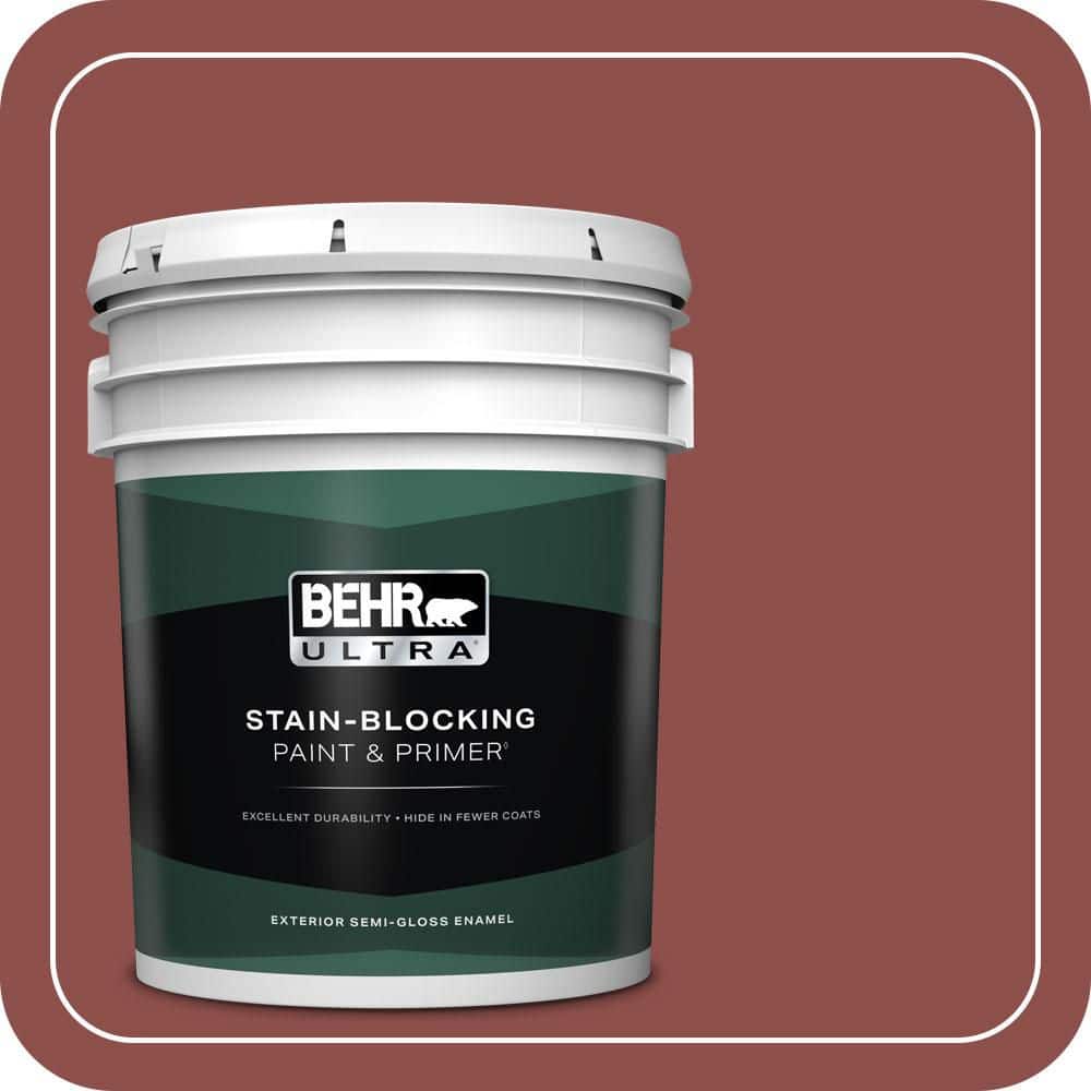 5 gal. #S140-6 Moroccan Ruby Semi-Gloss Enamel Exterior Paint & Primer price history on PriceWatchPro