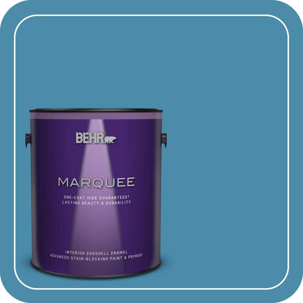 1 gal. #550D-6 Blue Chaise Eggshell Enamel Interior Paint & Primer price history on PriceWatchPro