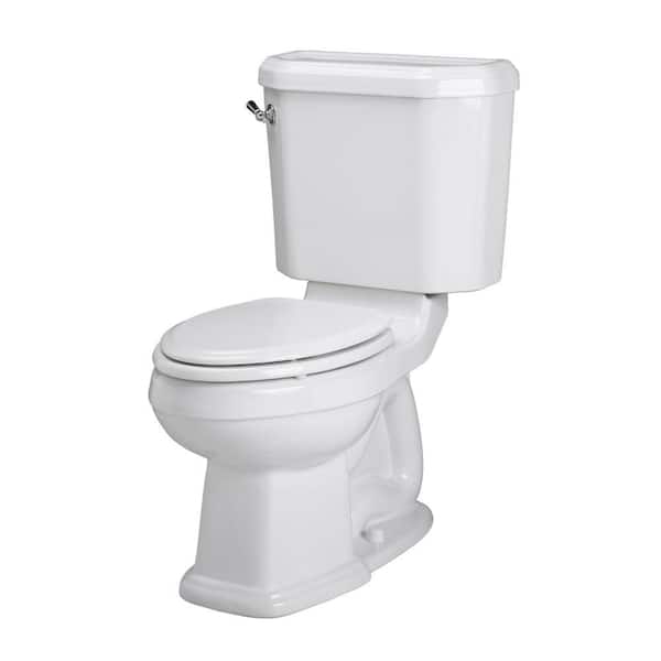 American Standard Portsmouth Champion 4 2-piece 1.6 GPF Right Height Elongated Toilet in White