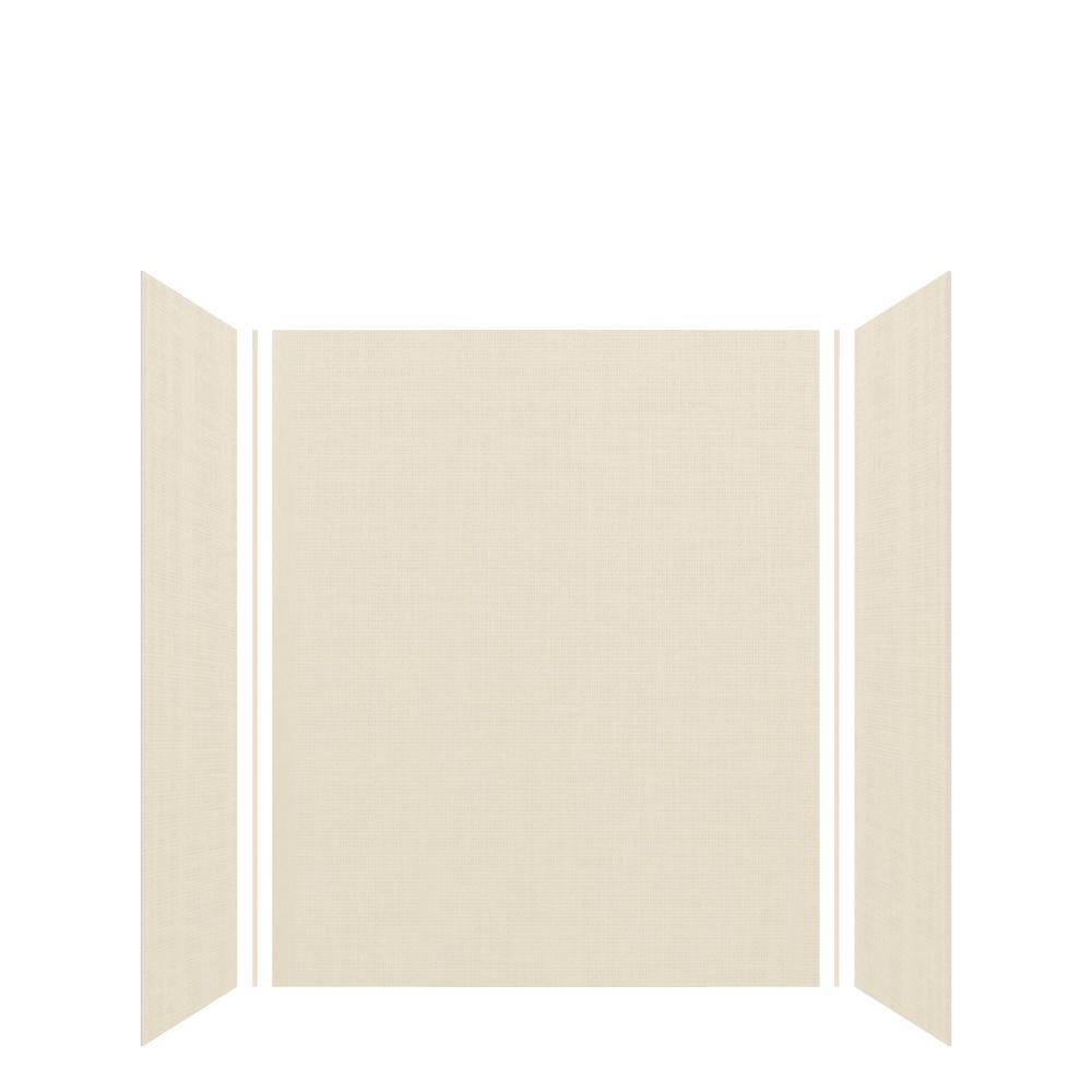 Cameo Solid Surface 3-Piece Shower Wall Kit, 36" x 60" x 72"