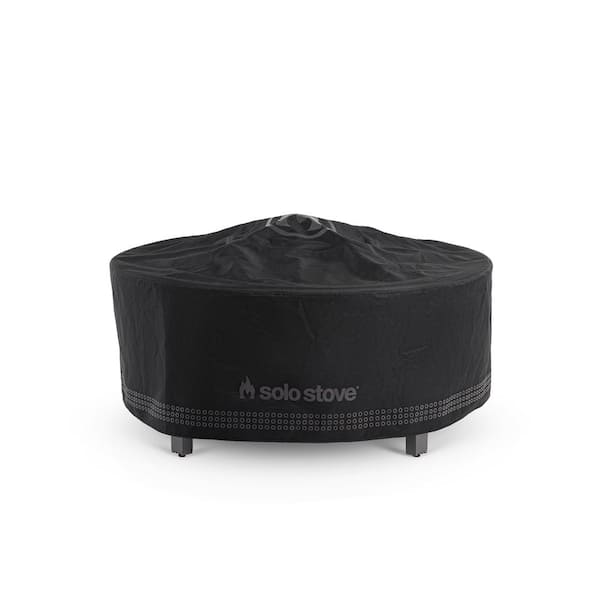 42 in. x 20 in. Surround Outdoor Weather Resistant Shelter/Cover for Ranger/Bonfire with Aluminum Supports in Black
