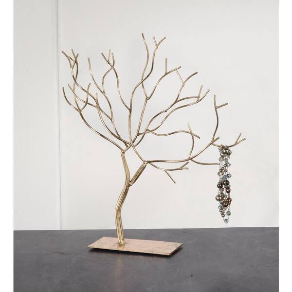 thumbnail interactive-video image 1 of T-Bar Jewelry Stand Display – Adjustable Metal Necklace & Bracelet Tree By OnlyHangers 1 of 6
