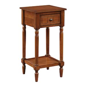 French Country Walnut Khloe Accent Table