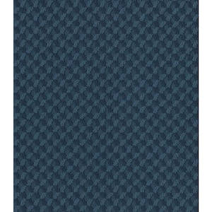 Genevieve Color Blue Bird - 39 oz. Nylon Pattern Blue Installed Carpet