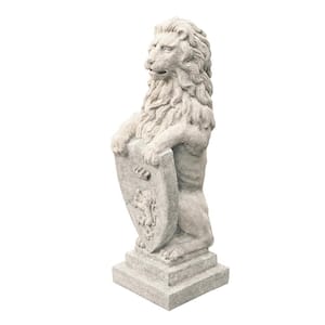31.5 in. H Beaumaris Castle Lion Sculpture