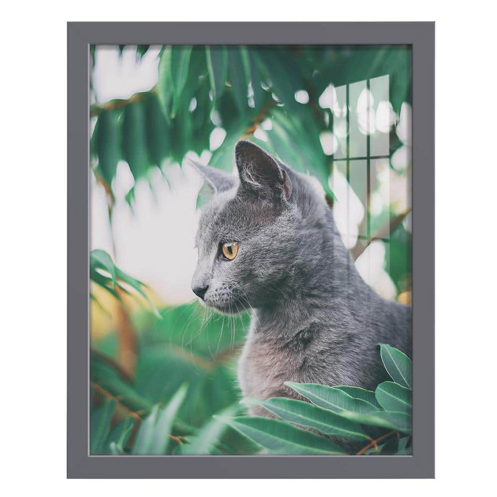 Wexford Home Modern 11 in. x 14 in. Grey Picture Frame WF003G The