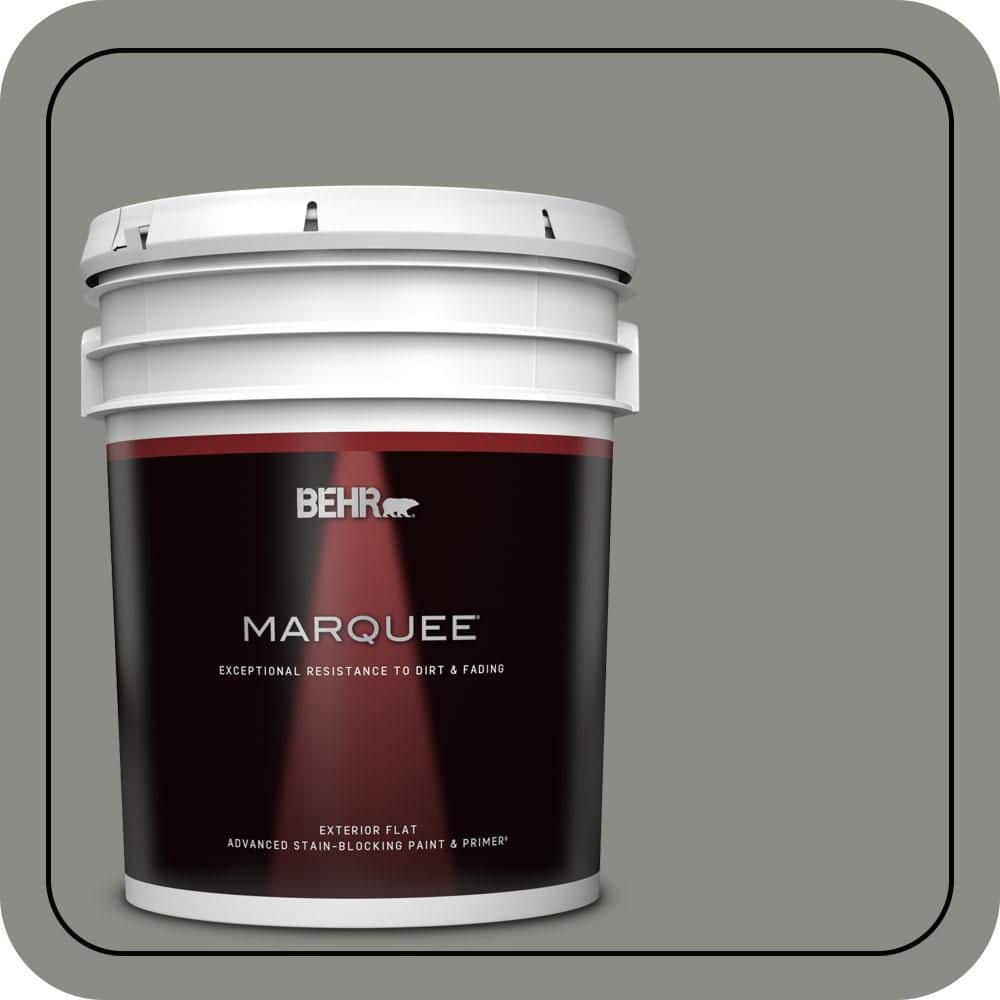 5 gal. #N380-5 Naturalist Gray Flat Exterior Paint & Primer product image for price tracking