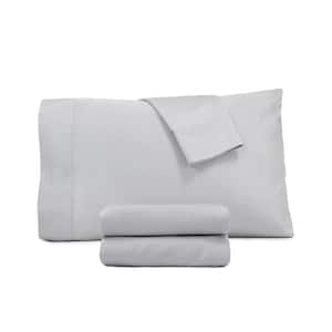 600 TC Egyptian Cotton Mushroom Gray Sheet Sets Queen Breathable and Durable