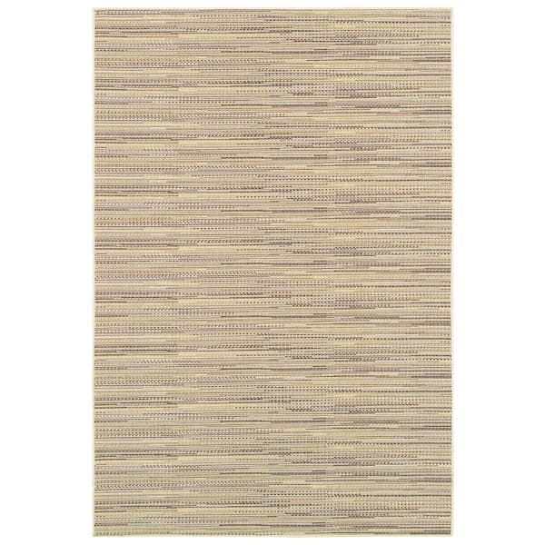 Couristan Monaco Larvotto Sand-Multi 9 ft. x 13 ft. Indoor/Outdoor Area Rug