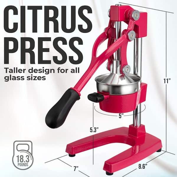Zulay Kitchen Cast Iron Manual Citrus Juicer Z-4079 - The Home Depot