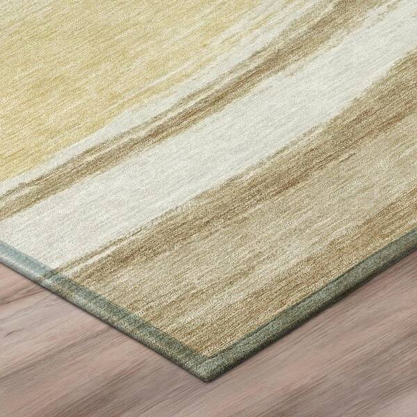 Chantille Machine Washable Indoor/Outdoor Abstract ACN2961 Ivory 3 ft. x 4 ft. Area Rug