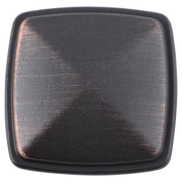 1-1/4 in. Oil Rubbed Bronze Square Cabinet Knob (25-Pack) 1-1/4 in. Oil Rubbed Bronze Square Cabinet Knob (25-Pack)