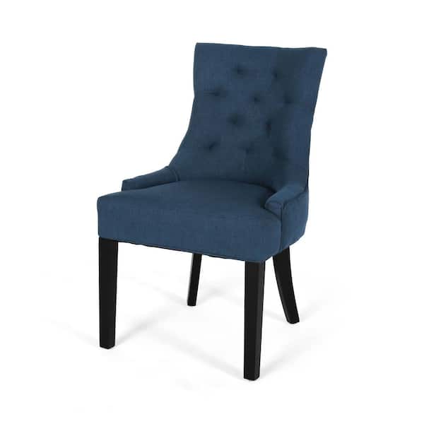 Noble House Cheney Dark Grey Fabric, Torino Dove Grey Dining Chair With Stainless Steel Legs