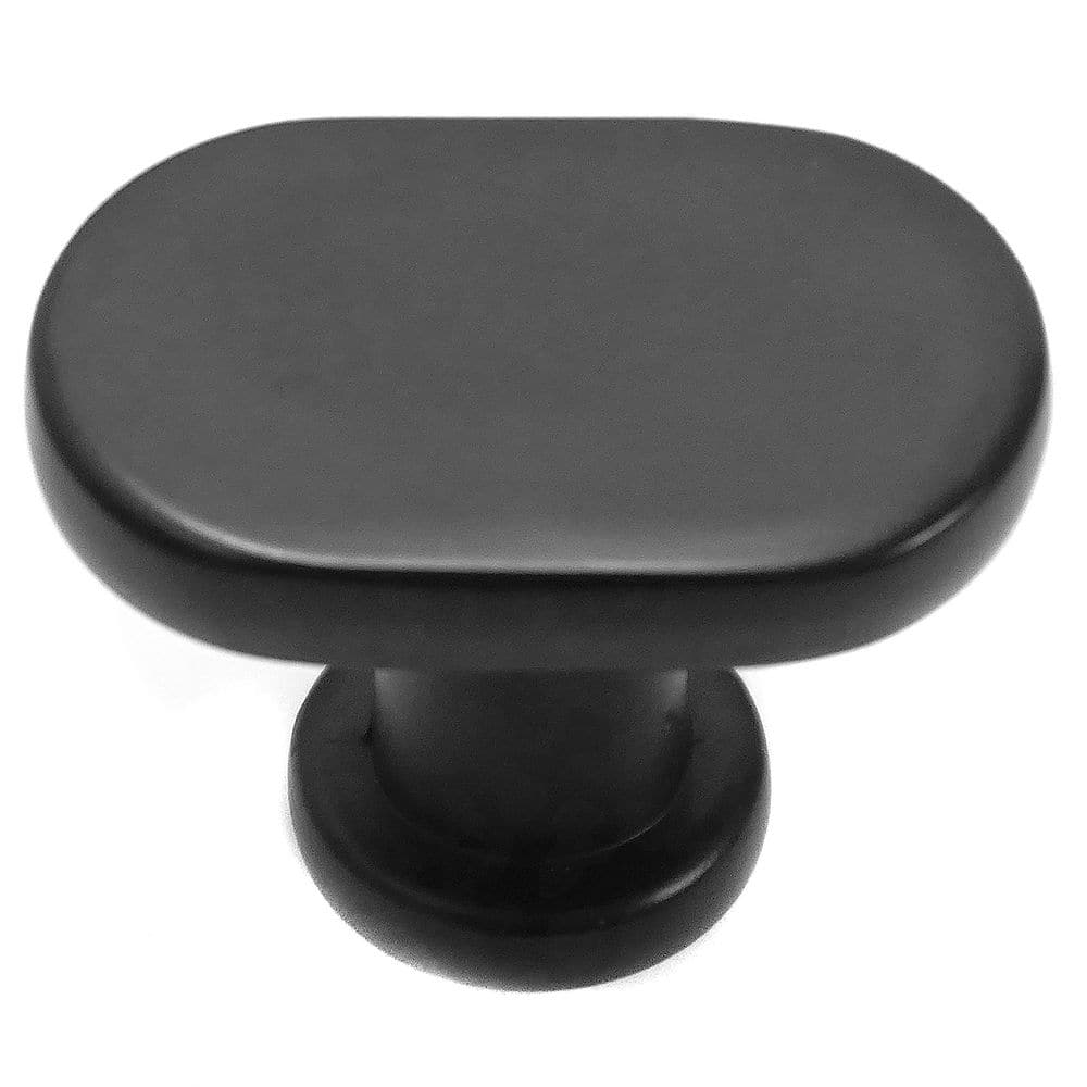 Aspen 1.375 in. Matte Black Oval Cabinet Knob price history on PriceWatchPro