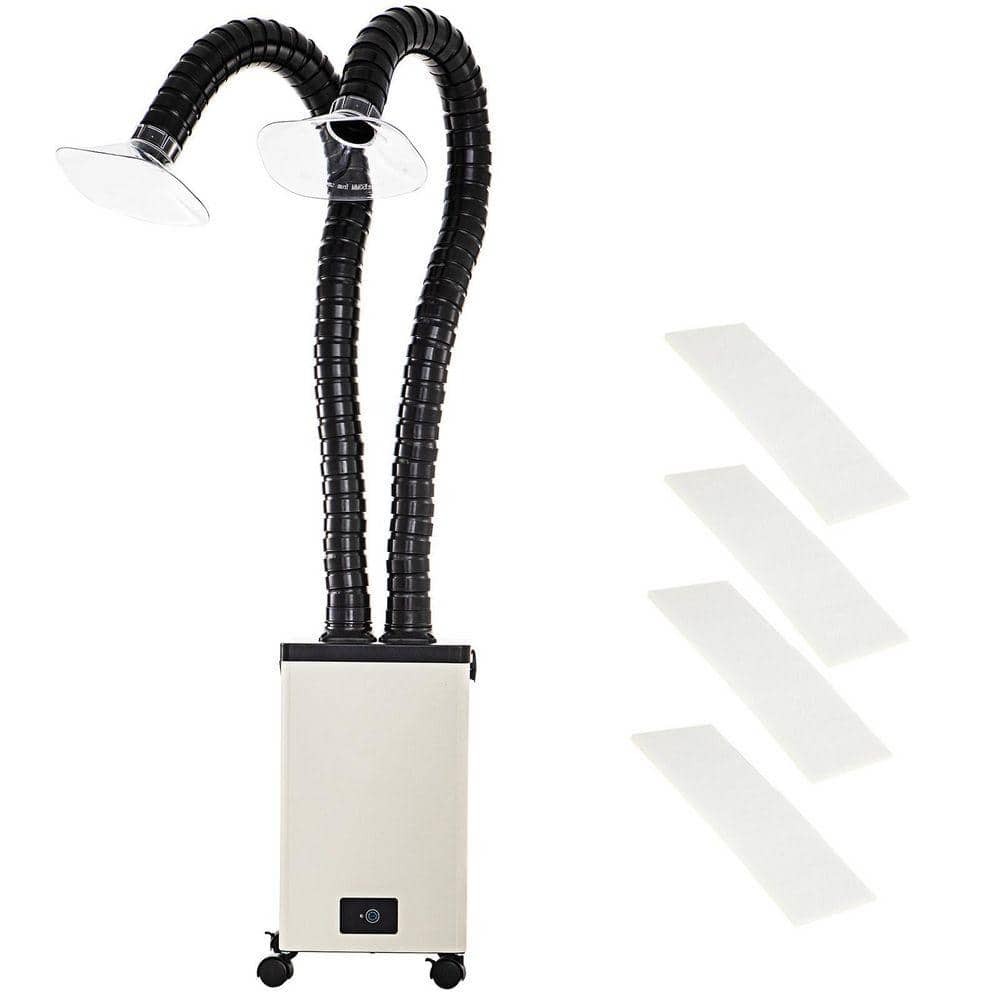 Solder Fume Extractor, 150W 165CFM with 3-Stage Filters, 3-Speed Adjustable Absorber for Soldering, DIY