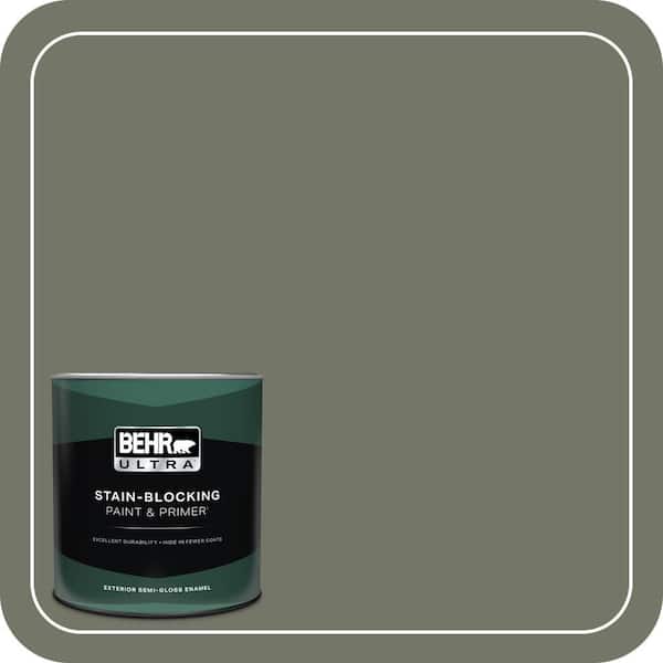 BEHR ULTRA 1 qt. Home Decorators Collection #HDC-AC-20 Halls of Ivy Semi-Gloss Enamel Exterior Paint & Primer