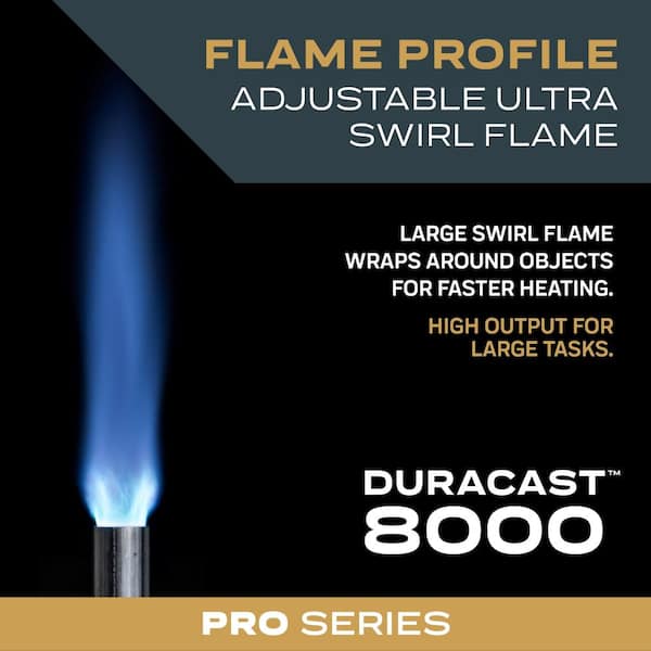 Bernzomatic DuraCast 8000 Torch Compatible with MAP-Pro Gas and