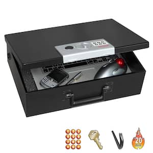 0.48 cu. ft. Fire Resistant Steel Laptop Security Box with Programmable Digital Lock