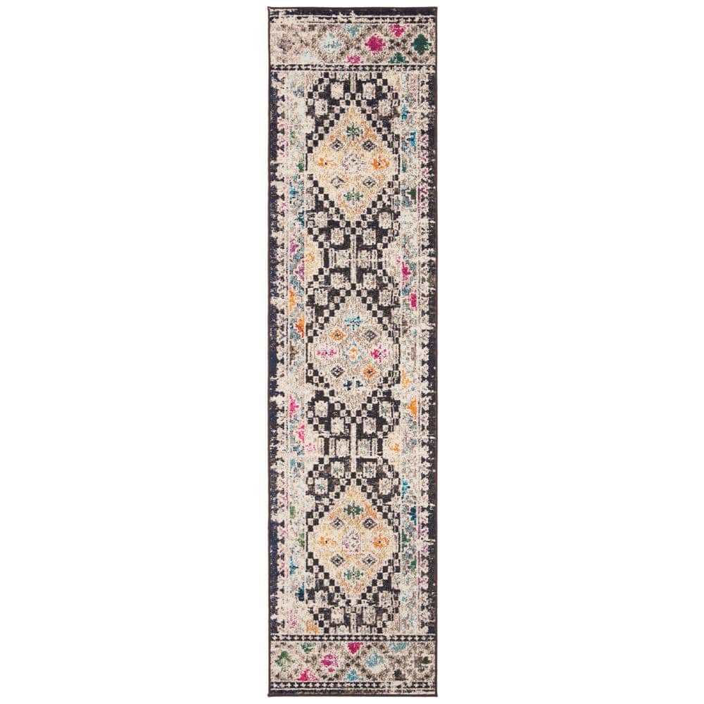 Madison Black/Yellow 2 ft. x 10 ft. Geometric Runner Rug price history on PriceWatchPro