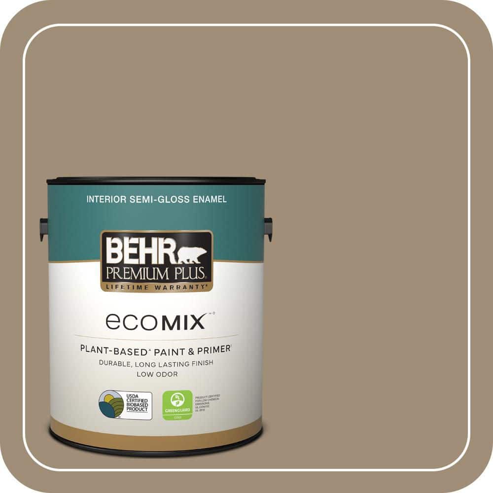 1 gal. #ECC-17-1 Cottage Walk Semi-Gloss Enamel EcoMix Plant-Based Interior Paint & Primer product image for price tracking