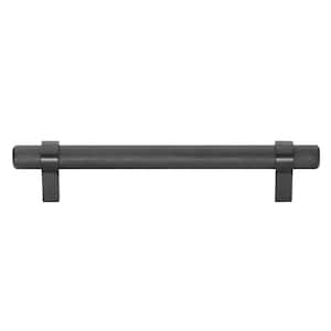 5 in. (128 mm ) Center-to Center Matte Black Knurled Bar Pull (10-Pack )