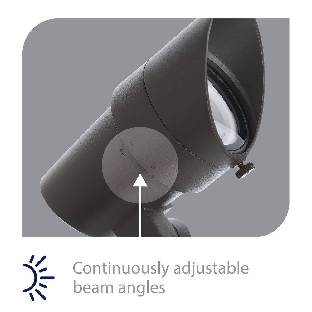 Black Aluminum LED Landscape Spotlight