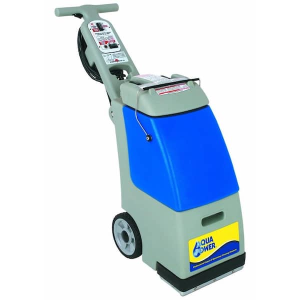 Aqua Power Commercial Upright Carpet Cleaner with Low Moisture Quick Drying Technology and Upholstery Attachment