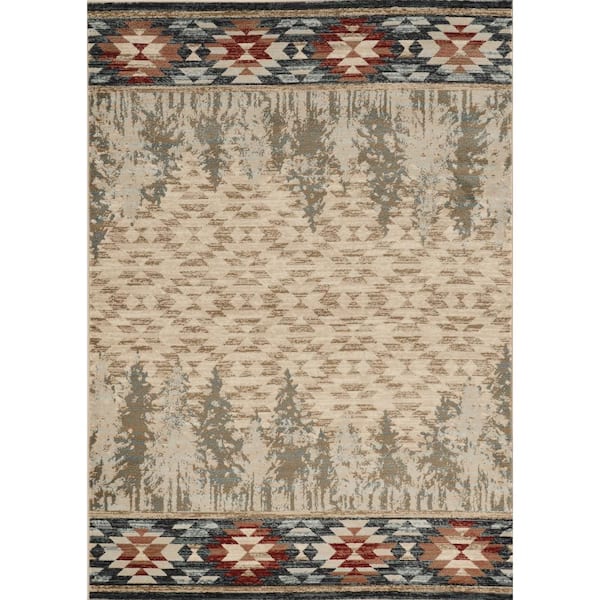 MILLERTON HOME Clare Ivory 5 ft. x 8 ft. Area Rug