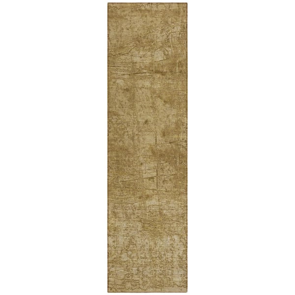Addison Rugs Chantille ACN559 Beige 2 ft. 3 in. x 7 ft. 6 in. Machine Washable Indoor/Outdoor Geometric Runner Rug