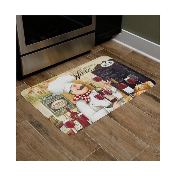 Cloud Comfort Vino Chef 18 in. x 30 in. Anti-Fatigue Kitchen Mat